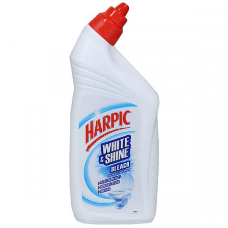 HARPIC BLEACH WHITE & SHINE TOILET CLEANER 500ML